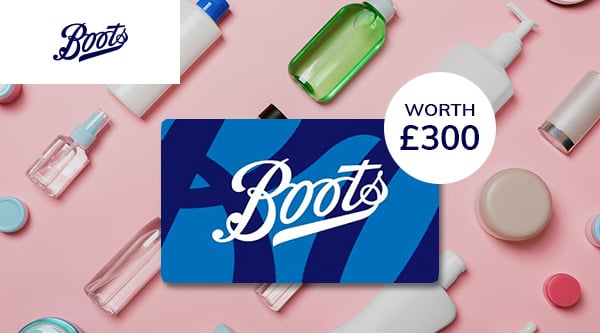 Win a £300 Boots Gift Card